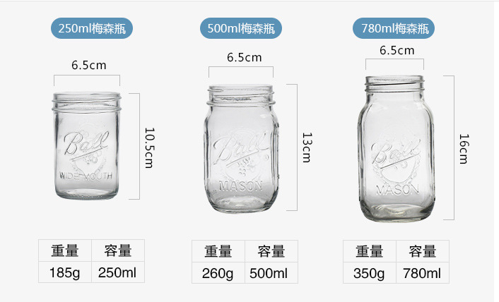 廠家直銷梅森杯，梅森罐