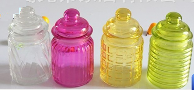 Candy Honey Glass Bottle Candy Jar Glass Bottle